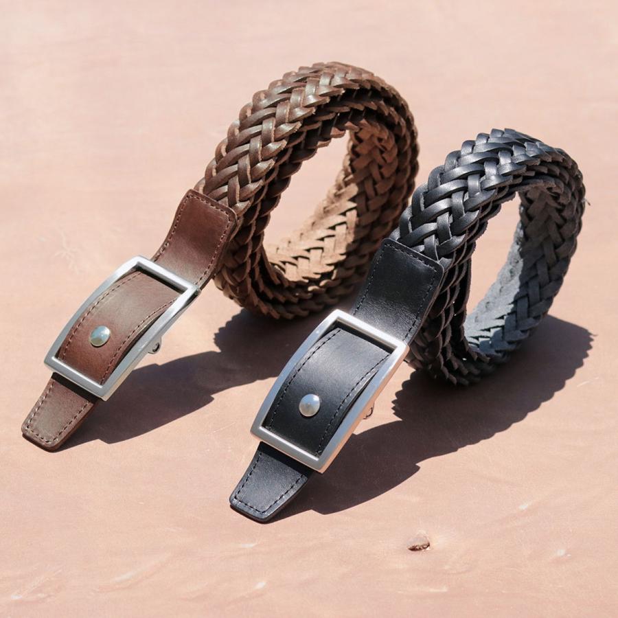 まここページ　ベルト　オーダー 5カラー栃木レザーベンズ/オーダーギャリソンベルト - 犬山革