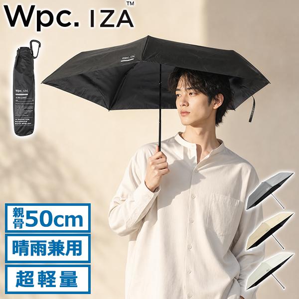 Wpc. 最大50%☆10/16迄 Wpc. IZA 折りたたみ傘 傘 晴雨兼用 日傘 雨傘