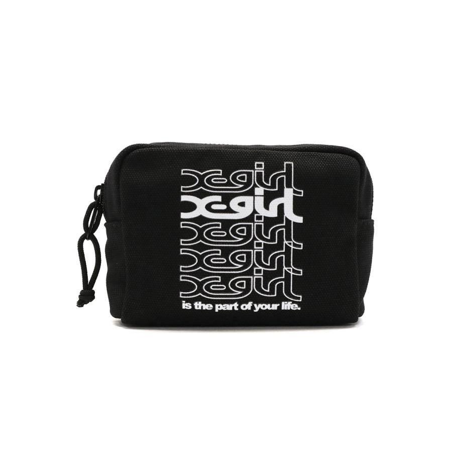 X-girl（エックスガール） ポーチ X-girl REPEAT LOGO CANVAS POUCH