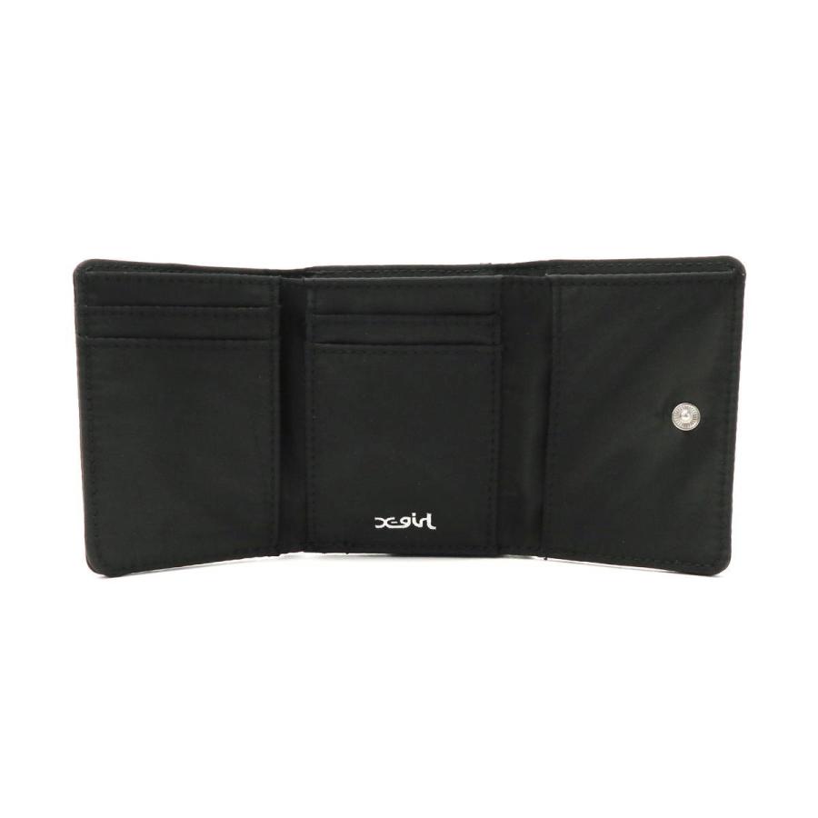 X-girl（エックスガール） 財布 X-girl TRI FOLD WALLET 三つ折り財布