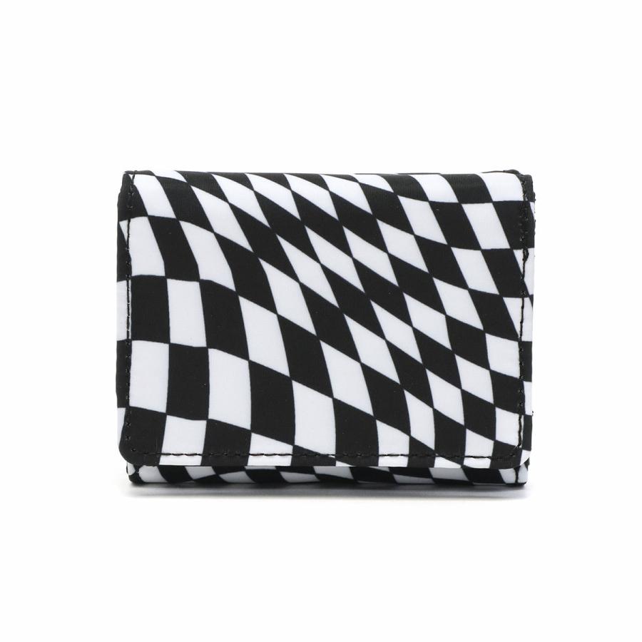 BLACK mean トライバル柄　レザーサークルウォレット　白　新品タグ付き X-girl（エックスガール） 財布 X-girl TRI FOLD WALLET 三つ折り財布