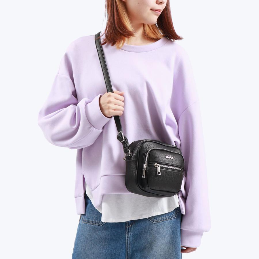 エックスガール ショルダーバッグ X-girl FAUX LEATHER SHOULDER MINI BAG ミニショルダー 斜めがけ 小さめ 軽量 フェイクレザー 105233053004｜galleria-onlineshop｜04