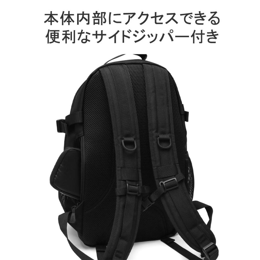 エックスガール リュック 通学 レディース リュックサック 黒 X-girl 女子 軽い A4 通勤 高校生 20L MULTI POCKET BACKPACK 105241053007｜galleria-onlineshop｜10