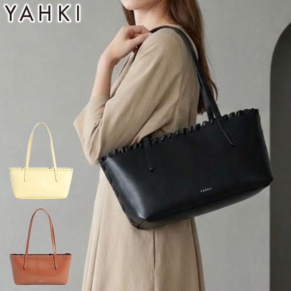 YAHKI ブラックレザーハンドバッグ　小学校受験の面接に。 YAHKI ブラックレザーハンドバッグ 小学校受験の面接に。