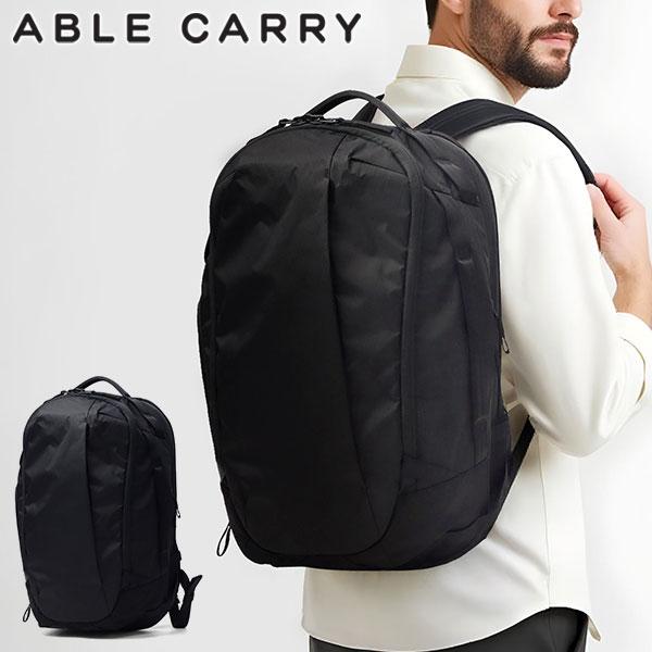 【極美品】Able Carry マックスバックパック X-pac 紺色 30L 最大41%☆10/11限定 日本正規品 ABLE CARRY リュック メンズ