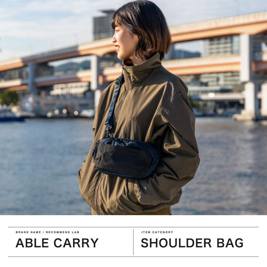 エイブルキャリー/ショルダーバッグ 最大40%☆9/9限定 日本正規品 ABLE CARRY ショルダーバッグ メンズ