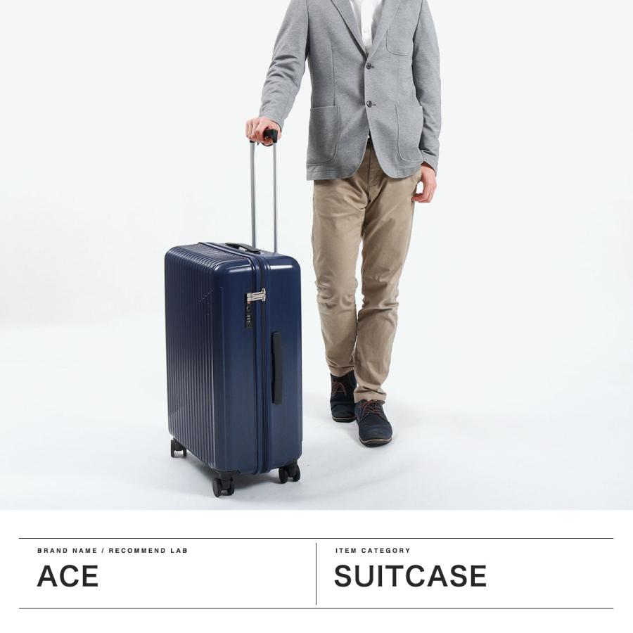 【決まりました】◯ACE エース キャリーケース ネイビー 紺色 Ace（エース） 最大50%☆5/5限定 特典付 スーツケース キャリーケース