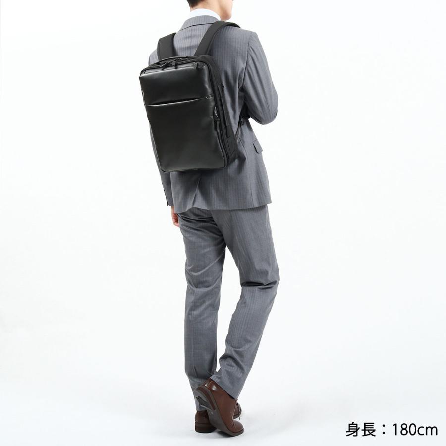 最大50%★5/25限定 正規品5年保証 エースジーン リュック メンズ シンプル ace.GENE 本革 ナイロン 通勤 A4 撥水 PC ビジネスリュック ガジェタブル DPL 30521の画像