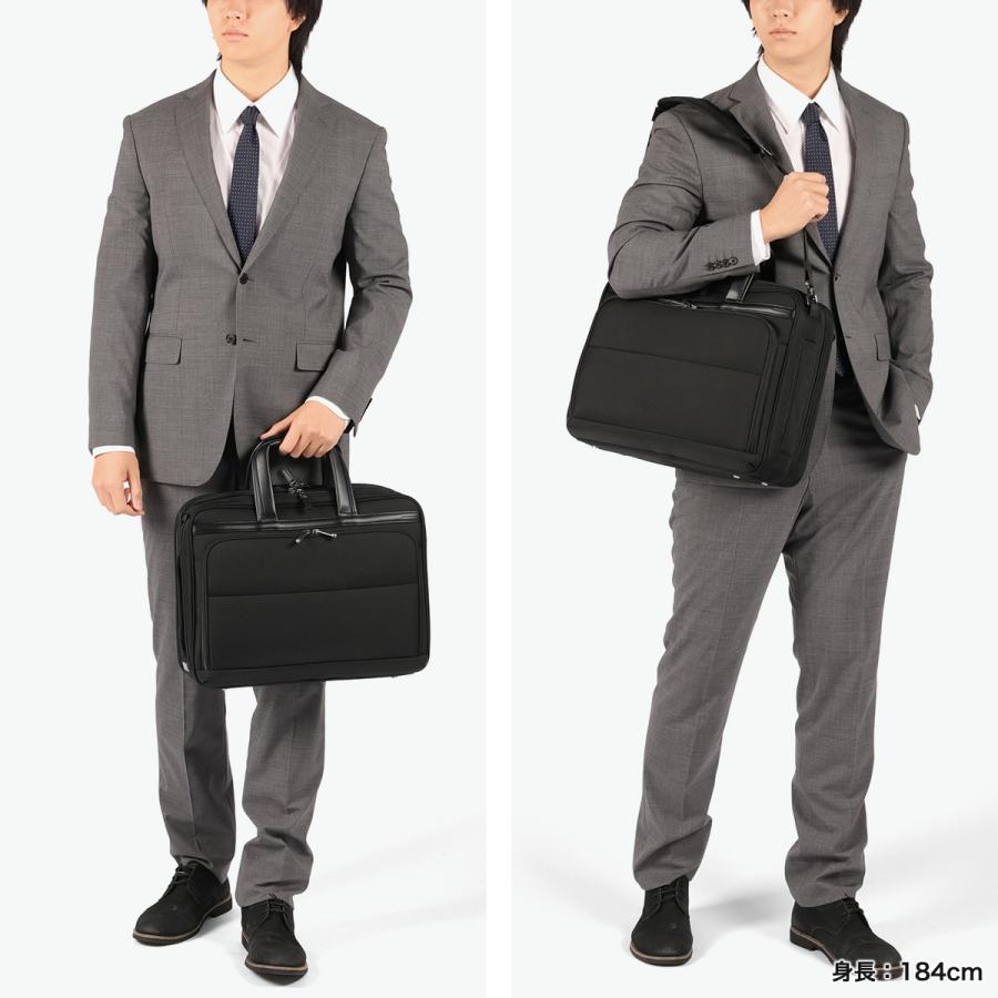 最大50%★5/25限定 正規品5年保証 エースジーン ビジネスバッグ メンズ 大容量 ace.GENE 2WAY PC収納 2層 拡張 A4 B4 21/27L デヴェル 20264の画像