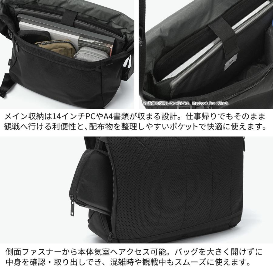 最大50%★5/5限定 正規品5年保証 エースジーン メッセンジャーバッグ メンズ ace.GENE PC収納 14inch A4 15L エブスタ メッセンジャーショルダーバッグ 20081_5