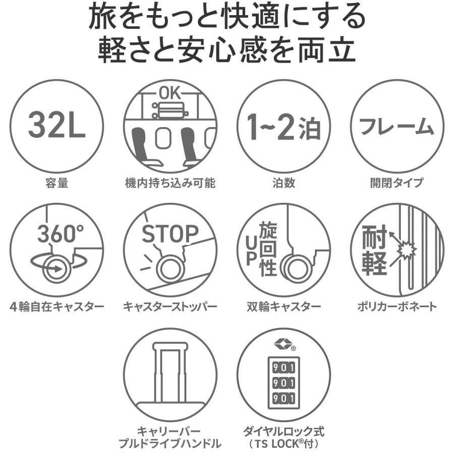 最大50%★5/5限定 特典付 正規品3年保証 アメリカンツーリスター スーツケース 機内持ち込み Sサイズ ブランド AMERICAN TOURISTER ロケーション スピナー55_8