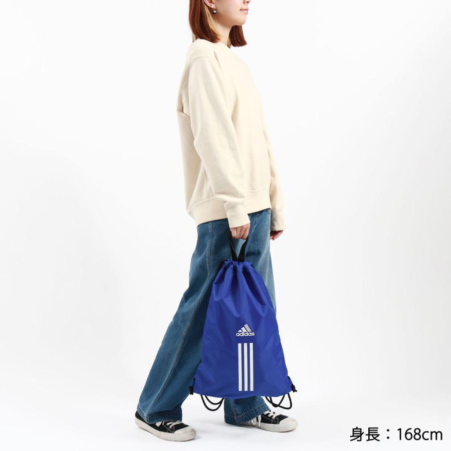 アディダス ナップサック スポーツ 大きめ adidas 巾着 バッグ A4 B4 大きいサイズ 大人 男子 女子 メンズ レディース 47022 2024 新作｜galleria-store｜09