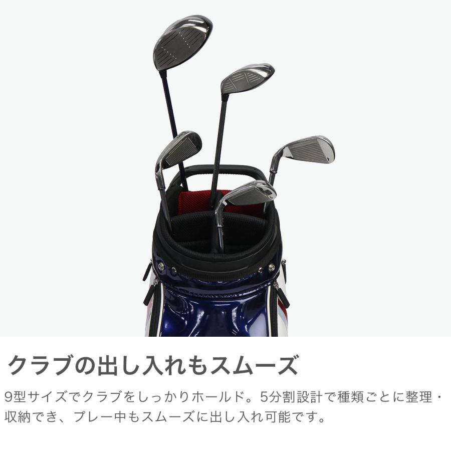 ADMRIAL ネイビー ゴルフバッグ Admiral Golf（アドミラルゴルフ） 最大37%☆5/19限定 キャディバッグ