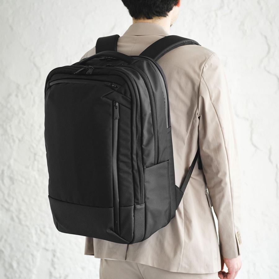 ビジネス用リュック ブラック 合成皮革 パソコンリュック メンズ パソコン リュック 合成皮革 ビジネス バック