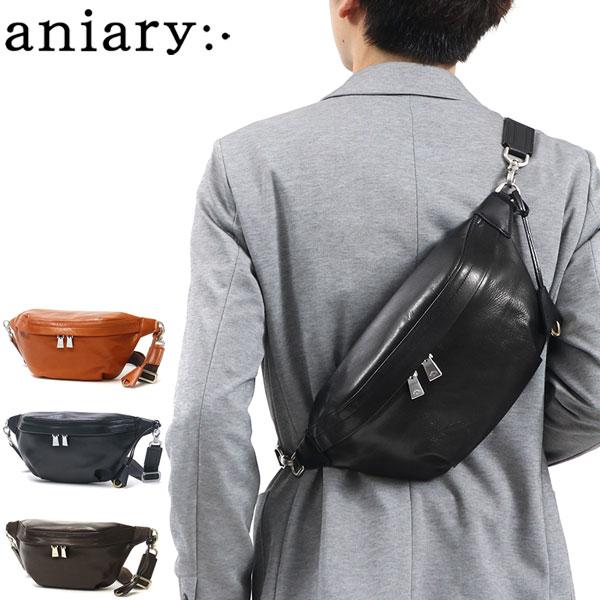 最大51%★5/24限定 正規取扱店 アニアリ ボディバッグ aniary Antique Leather アンティークレザー ショルダーバッグ 本革 メンズ レディース 01-07003
