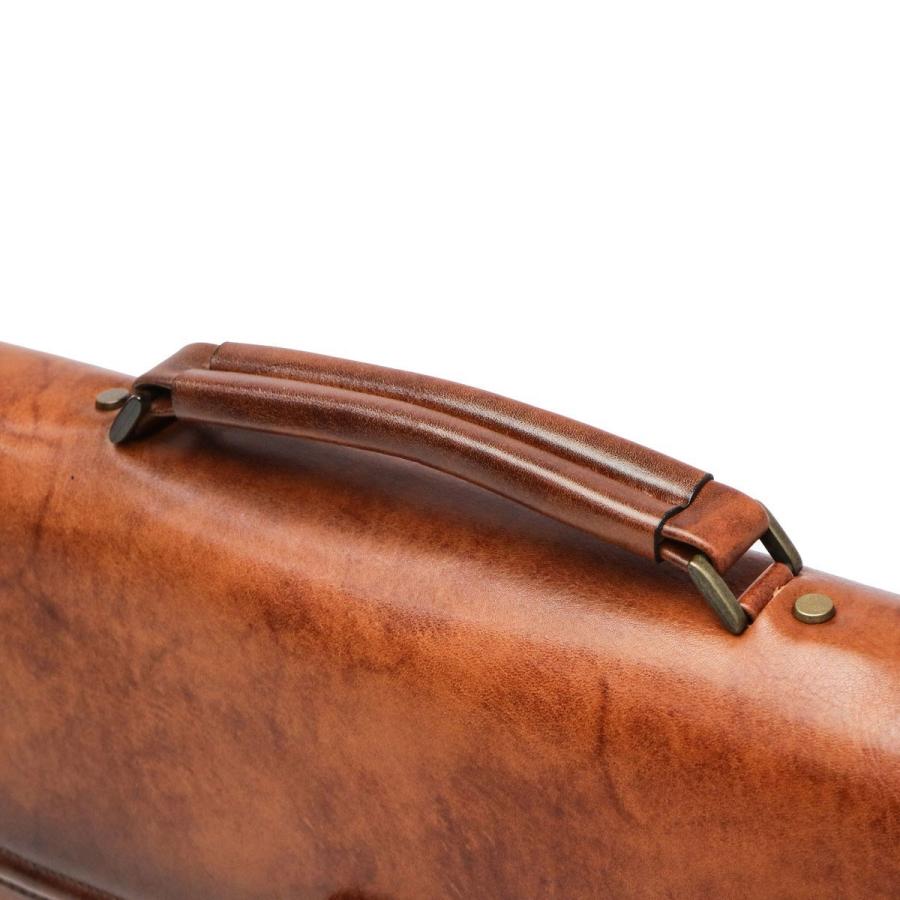 Lugard レザー ビジネスバッグ ブラウン LUGARD 青木鞄 ダレスバッグ ビジネスバッグ A4 メンズ