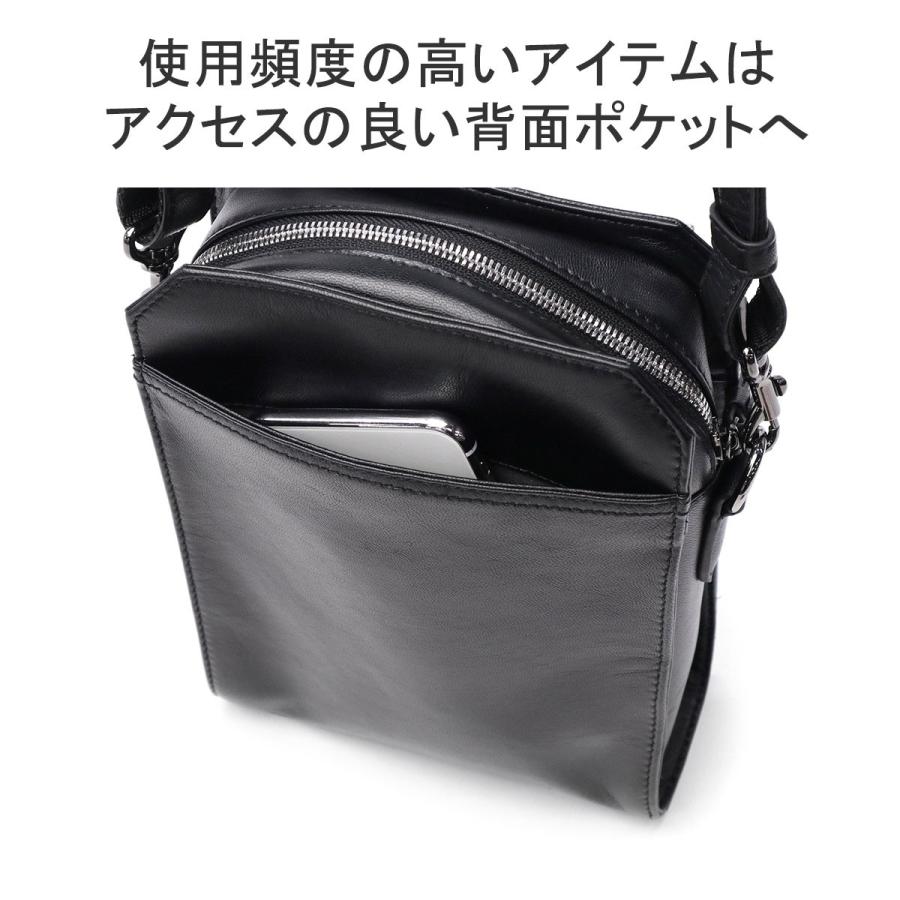 ゆう【新品】青木鞄 la GALLERIA ボディバッグ 本革 ジンガロ 青木鞄 本革ボディバッグ メンズ ワンショルダー 日本製 la GALLERIA