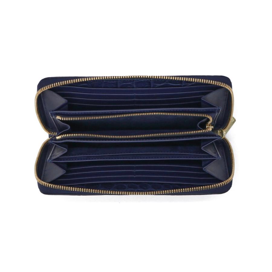 最大51%★6/7〜 バギーポート 長財布 メンズ レディース BAGGY PORT ブランド 大人 おしゃれ 財布 ラウンドジップ 藍染め ワニ革 クロコ ZWL-8000の画像