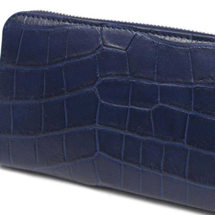 最大51%★6/7〜 バギーポート 長財布 メンズ レディース BAGGY PORT ブランド 大人 おしゃれ 財布 ラウンドジップ 藍染め ワニ革 クロコ ZWL-8000の画像