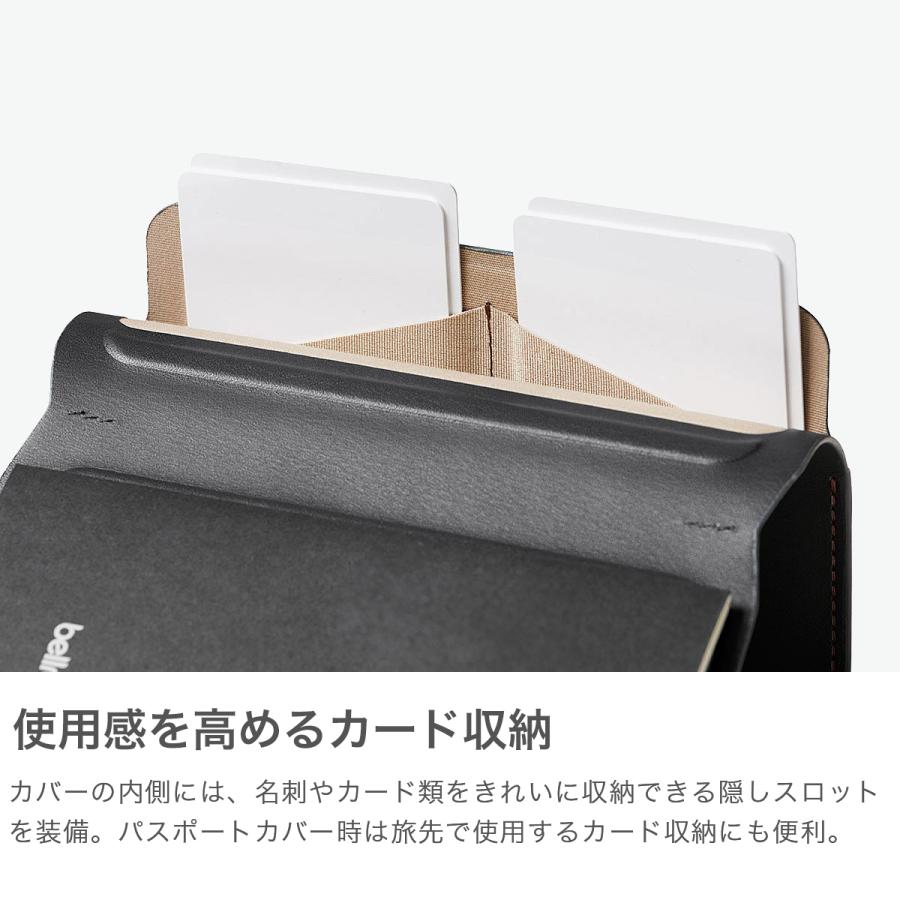 最大51%★4/22〜 正規品3年保証 ベルロイ ノートブックカバー Bellroy ブックカバー カバー 革 レザー パスポート カード収納 ノート付き メモ ロゴ ENCE 爆買の画像