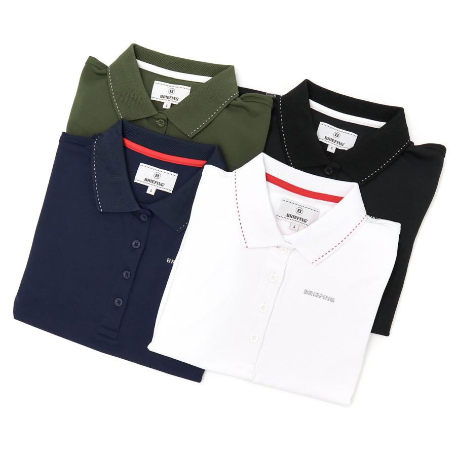 セール20%OFF 日本正規品 ブリーフィング ゴルフ ゴルフウェア BRIEFING GOLF WS BASIC POLO ポロシャツ 半袖 レディース ウェア 吸水速乾 BRG213W24｜galleria-store｜17