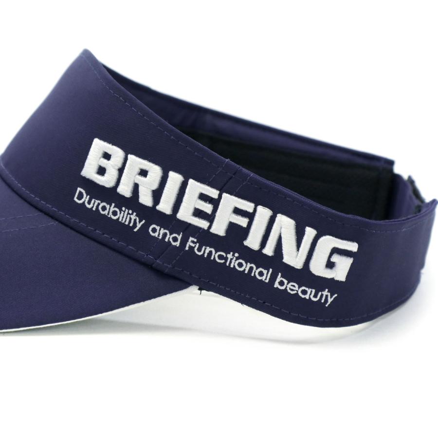 BRIEFING GOLF ブリーフィングゴルフ サンバイザー ロゴ刺繍 メンズ BRIEFING GOLF（ブリーフィングゴルフ） 日本正規品 ブリーフィング