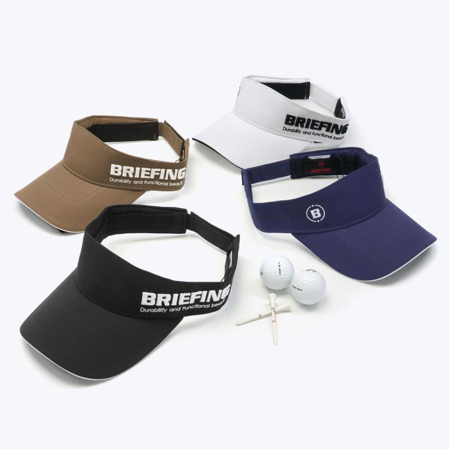 BRIEFING GOLF ブリーフィングゴルフ サンバイザー ロゴ刺繍 メンズ BRIEFING GOLF（ブリーフィングゴルフ） 日本正規品 ブリーフィング