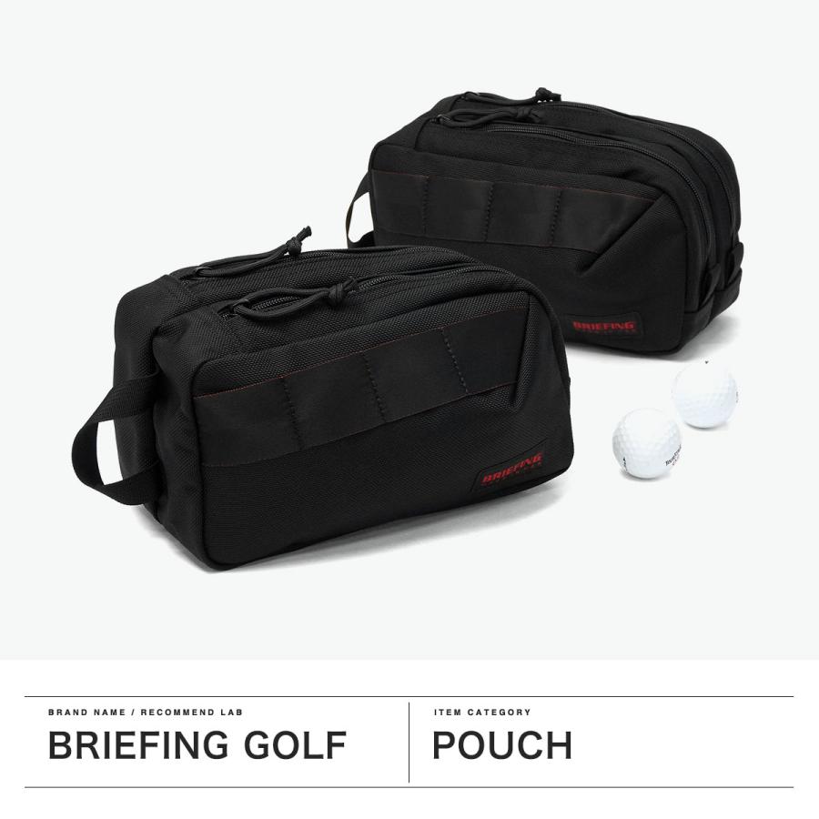 最大50%★5/5限定 日本正規品 ブリーフィング ゴルフ ゴルフポーチ ポーチ 小物入れ メンズ BRIEFING GOLF MADE IN USA US DOUBLE LAYER POUCH BRG253G64_2