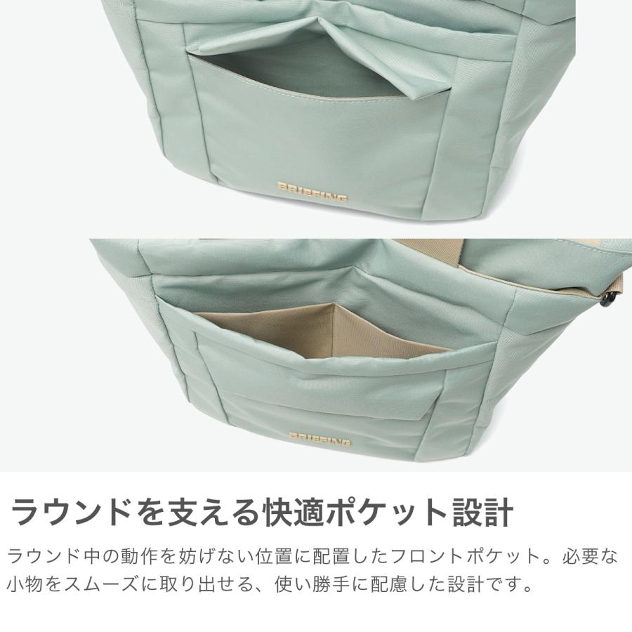 最大51%★土日限定 日本正規品 ブリーフィング ゴルフ トートバッグ レディース BRIEFING GOLF 2WAY 軽量 B5 撥水 NC SERIES SQUARE CART TOTE BRG261T05_6