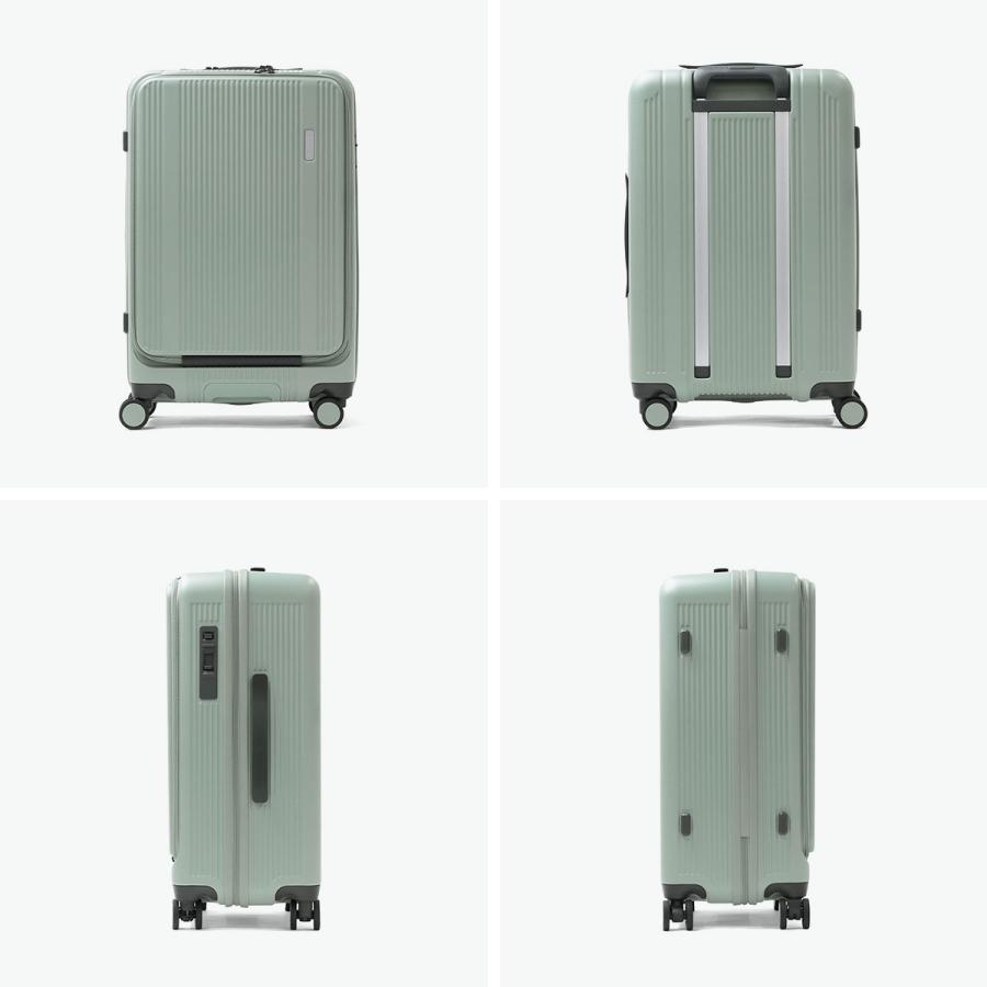 最大42%★4/23迄 特典付 正規品1年保証 バーマス スーツケース フロントオープン BERMAS 5〜6泊 53L 56cm TRAVEL SMART フロントオープンファスナー 60551 爆買の画像