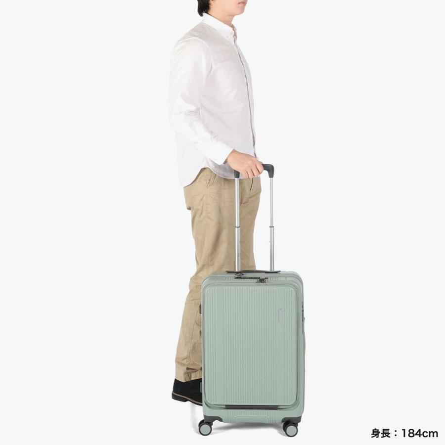 最大42%★4/23迄 特典付 正規品1年保証 バーマス スーツケース フロントオープン BERMAS 5〜6泊 53L 56cm TRAVEL SMART フロントオープンファスナー 60551 爆買の画像