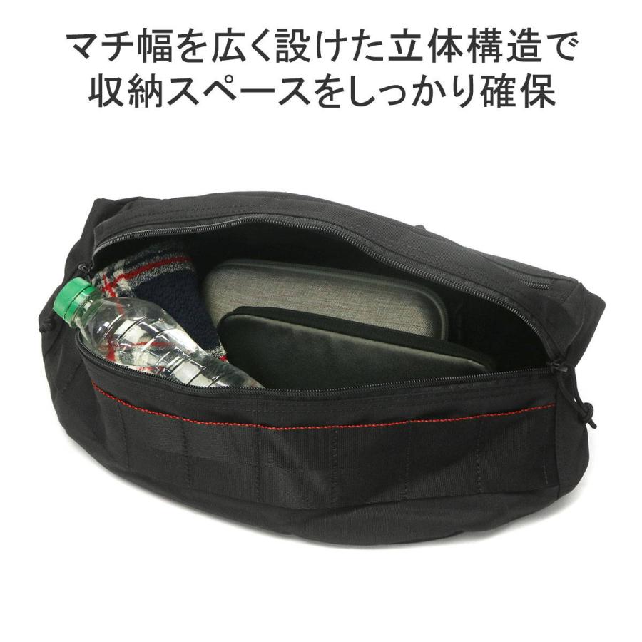 最大50%★5/25限定 日本正規品 ブリーフィング ボディバッグ メンズ レディース BRIEFING バッグ ブランド 大きめ 軽い ウエストバッグ A5 10.7L BRA233L29の画像