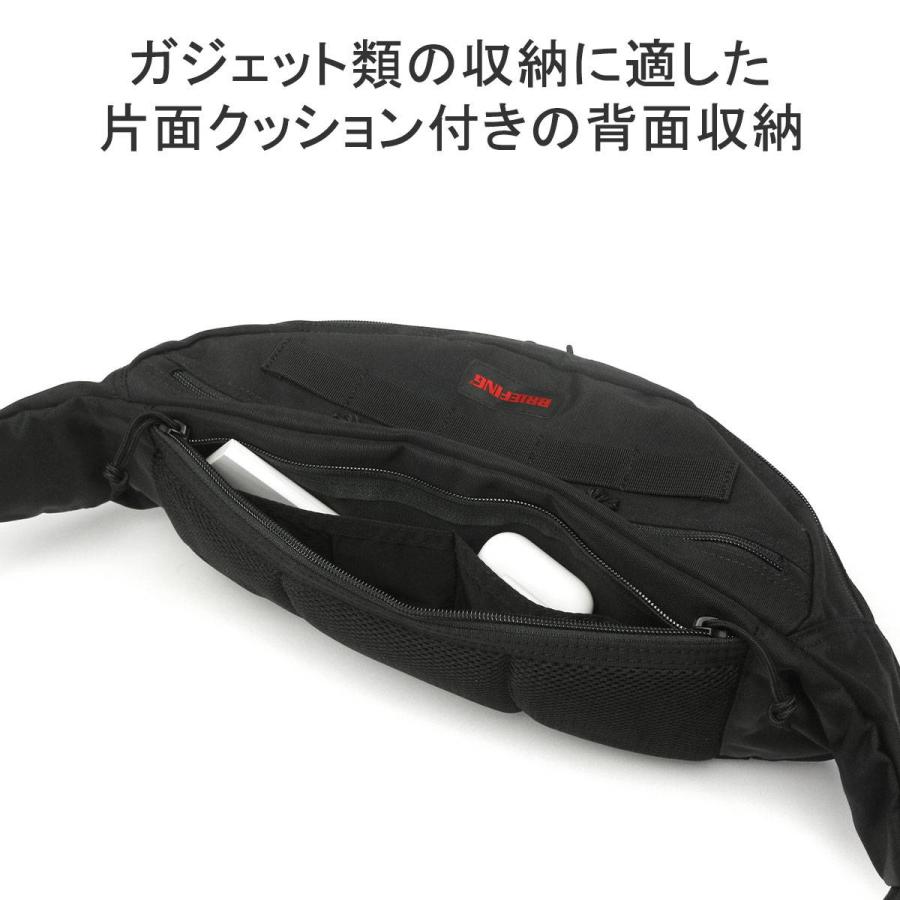 最大50%★5/25限定 日本正規品 ブリーフィング ボディバッグ メンズ レディース BRIEFING バッグ ブランド 大きめ 軽い ウエストバッグ A5 10.7L BRA233L29の画像