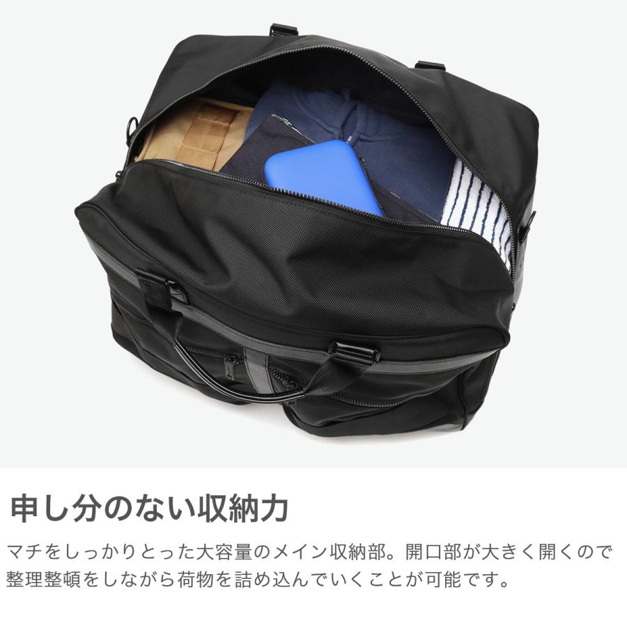 最大56%★6/8迄 日本正規品 ブリーフィング ボストンバッグ メンズ レディース 大容量 旅行 BRIEFING 日本製 2WAY BLACK LINE BLK BOSTON BRA251N02_3