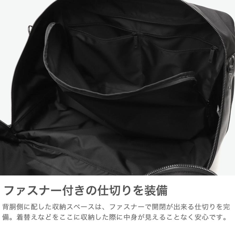 最大56%★6/8迄 日本正規品 ブリーフィング ボストンバッグ メンズ レディース 大容量 旅行 BRIEFING 日本製 2WAY BLACK LINE BLK BOSTON BRA251N02_4