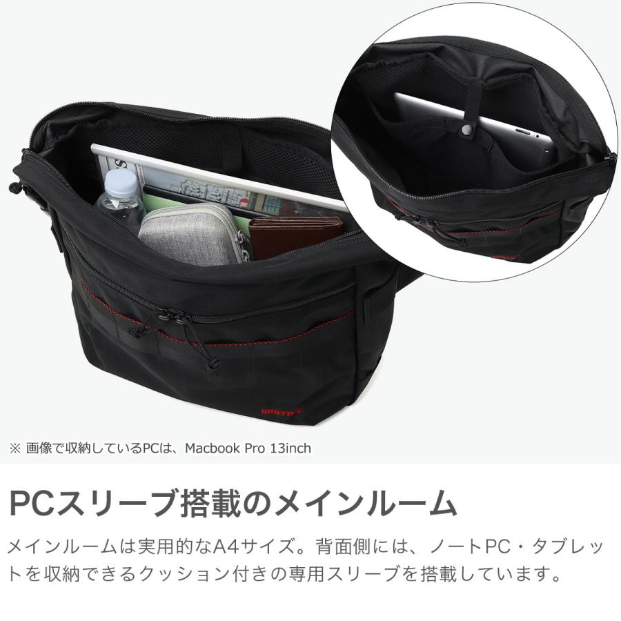 最大50%★5/25限定 日本正規品 ブリーフィング ショルダーバッグ メンズ BRIEFING A4 10.4L MODULEWARE COLLECTION MULTI SHOULDER M MW BRA261L04の画像