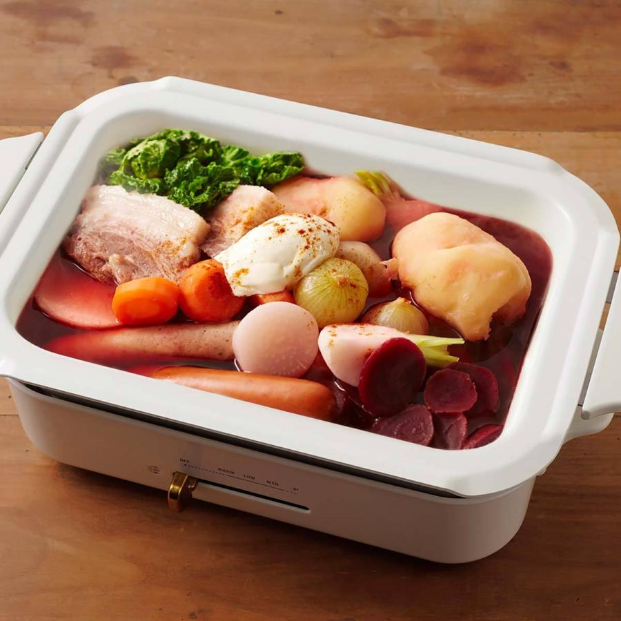 正規取扱店 ブルーノ セラミックコート鍋 BRUNO コンパクトホットプレート用セラミックコート鍋 家電 キッチン おしゃれ 単品 BOE021