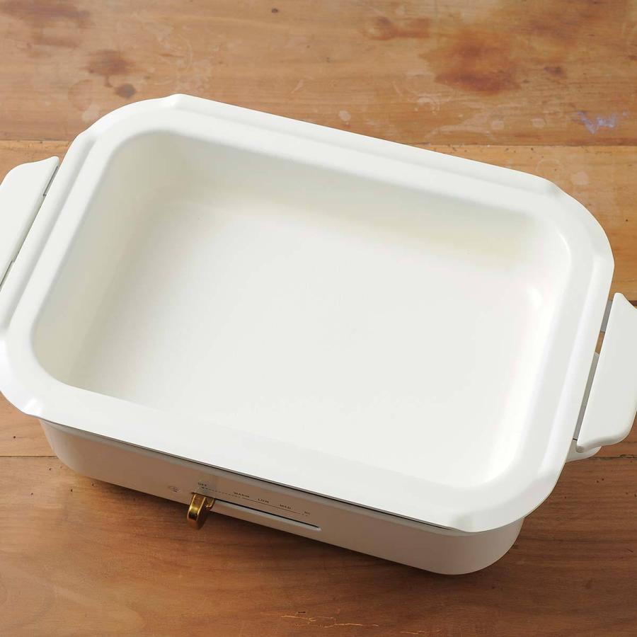 正規取扱店 ブルーノ セラミックコート鍋 BRUNO コンパクトホットプレート用セラミックコート鍋 家電 キッチン おしゃれ 単品 BOE021