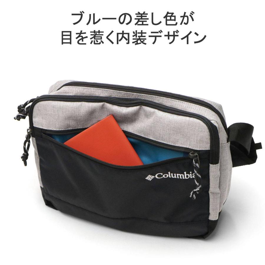 最大41%★5/12限定 コロンビア ショルダーバッグ メンズ レディース Columbia バッグ ブランド 小さい 軽い 斜めがけ B5 2層 撥水 ロードショルダー PU8303｜galleria-store｜10