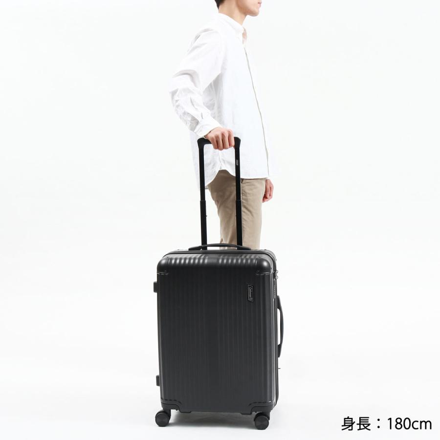 最大42%★6/8迄 特典付 公認販売店 コールマン スーツケース M Mサイズ Coleman キャリーケース 中型 軽量 拡張 60L 69L 当店限定色 別注色 ALMITE 01470_8