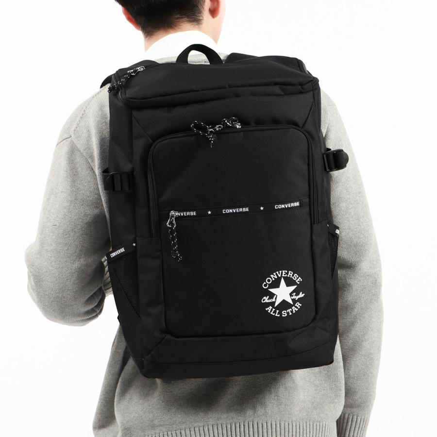 コンバース リュック CONVERSE スクエアリュック リュックサック 30L 大容量 ノートPC A4 B4 A3 撥水 通学 高校生 メンズ レディース 71-17｜galleria-store｜03