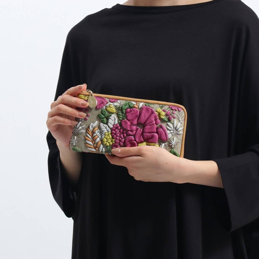 【新品未使用】　decobranche 財布 京香 友禅革 オレンジ 最大40%☆7/25限定 デコブランシェ decobranche 長財布 KYOUKA