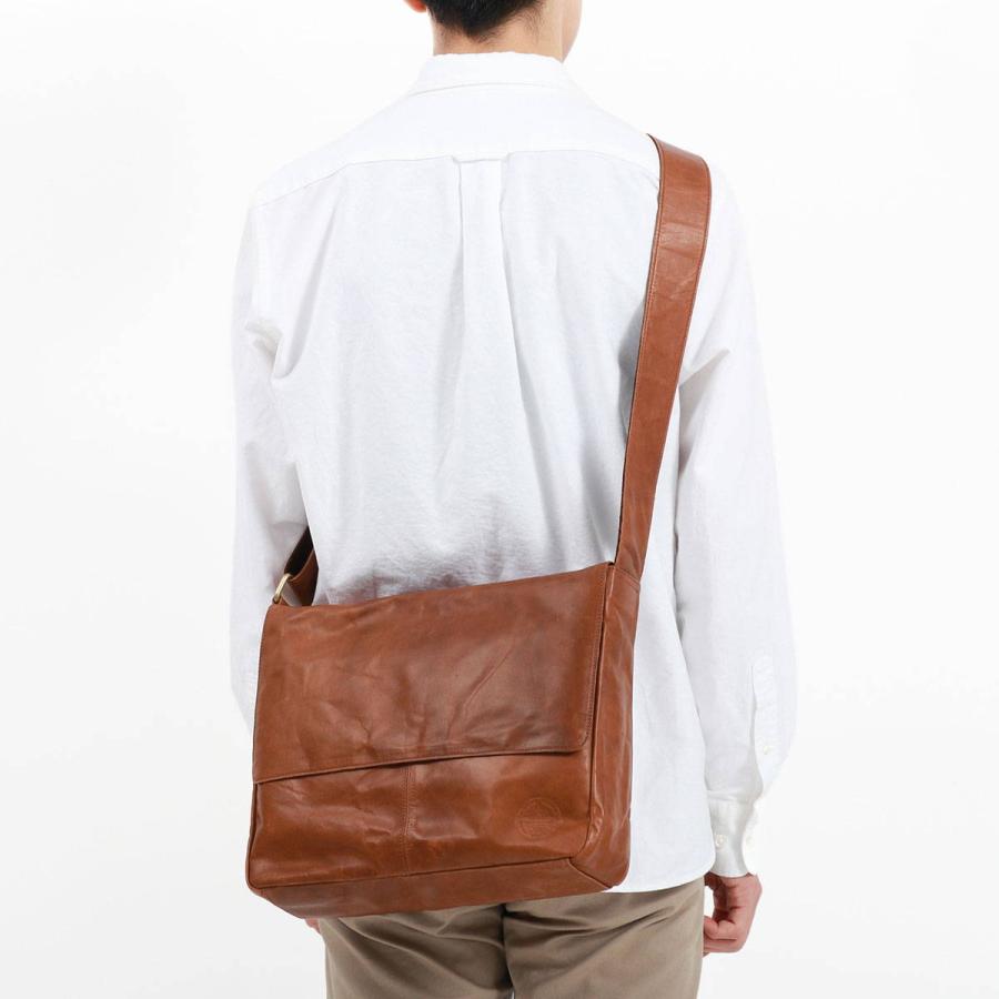 最大51%★6/4限定 ダコタブラックレーベル ショルダーバッグ Dakota BLACK LABEL ホースト ショルダー フラップ 本革 A4 薄マチ 日本製 メンズ 1620411の画像