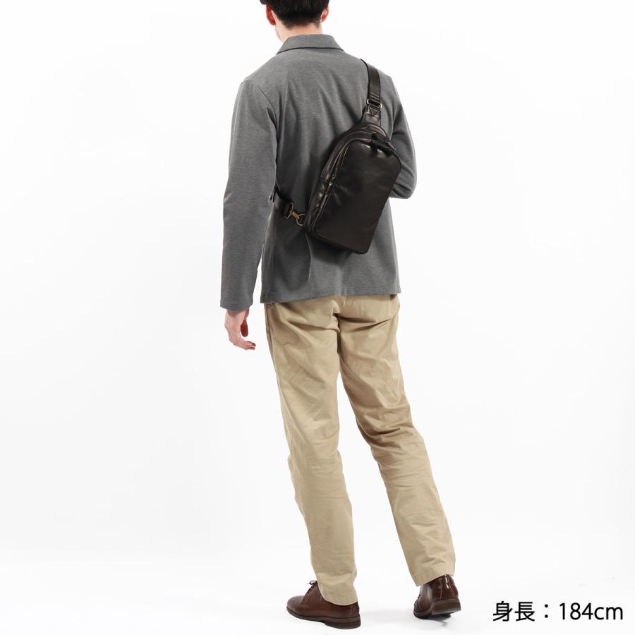 最大51%★5/3限定 ダコタブラックレーベル ボディバッグ メンズ レディース 本革 Dakota BLACK LABEL 大容量 斜め掛け 縦型 A5 日本製 ホースト3 1623807_6