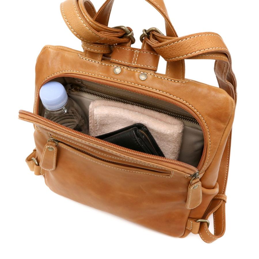 最大51%★2/11限定 ダコタ小物+選べるノベルティ付 ダコタ リュック Dakota バッグ シャーロット リュックサック A5 コンパクト 本革 大人 1034667 1033667 | Dakota | 10