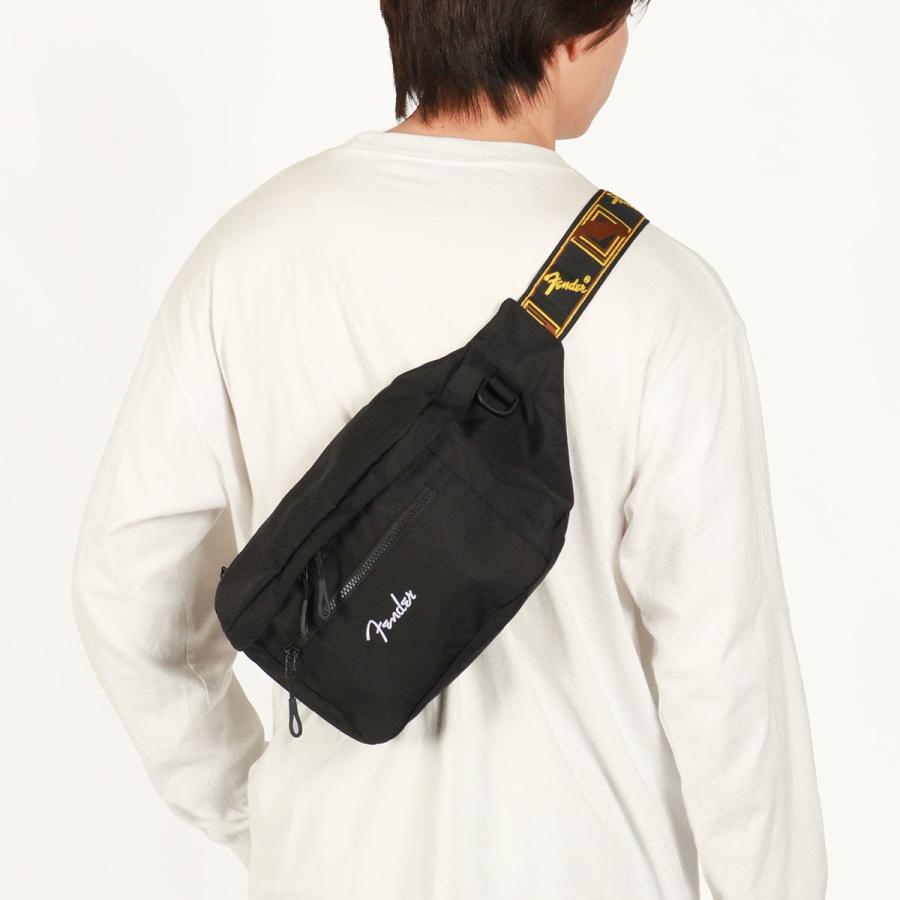 Fender　ボディーバッグ　黒　美品　使用回数極少 Fender（フェンダー） 最大42%☆5/3限定 正規取扱店 ボディバッグ