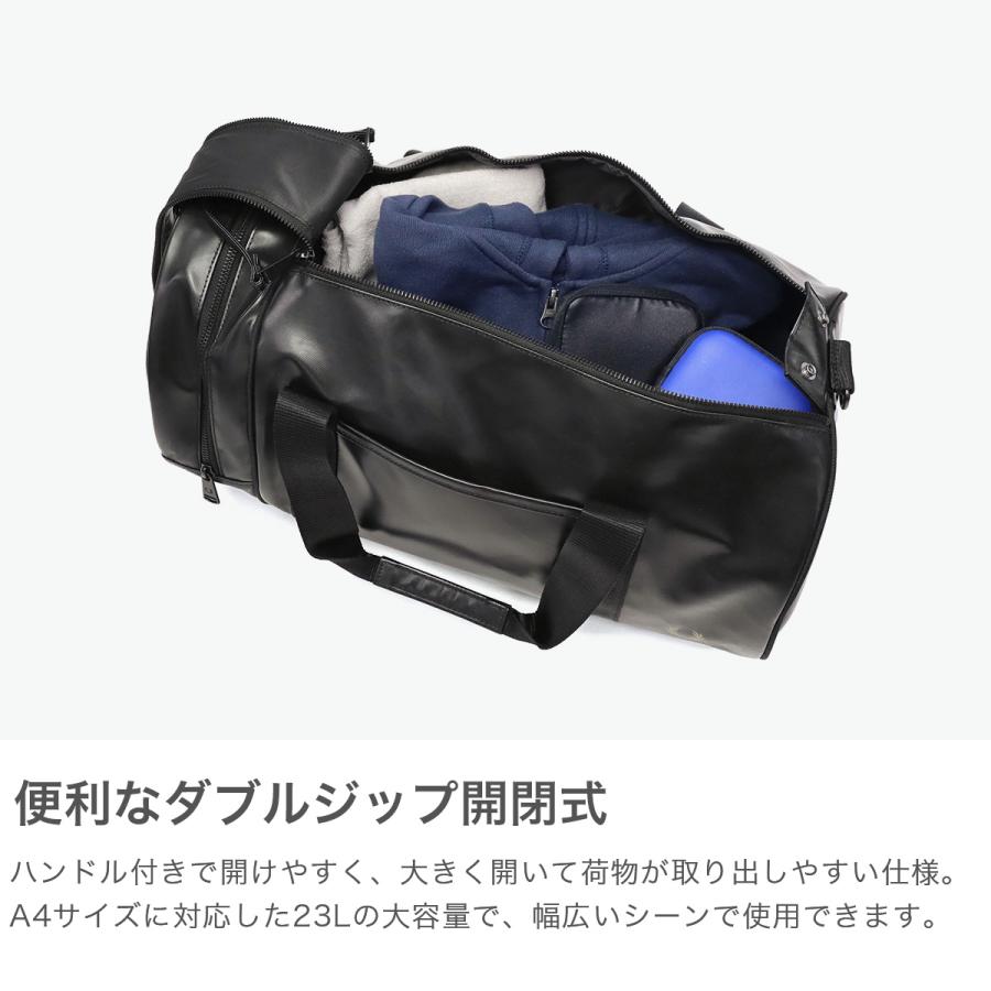 最大51%★土日限定 フレッドペリー ボストンバッグ 旅行 大容量 メンズ レディース FRED PERRY 軽量 斜めがけ 2WAY 23L A4 Tonal Classic Barrel Bag L7260_6