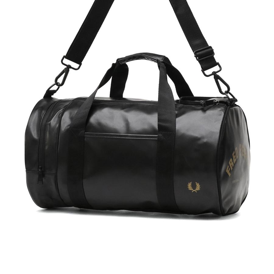 最大51%★土日限定 フレッドペリー ボストンバッグ 旅行 大容量 メンズ レディース FRED PERRY 軽量 斜めがけ 2WAY 23L A4 Tonal Classic Barrel Bag L7260_12
