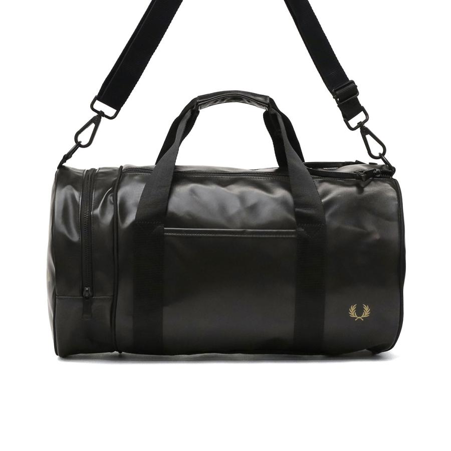 最大51%★土日限定 フレッドペリー ボストンバッグ 旅行 大容量 メンズ レディース FRED PERRY 軽量 斜めがけ 2WAY 23L A4 Tonal Classic Barrel Bag L7260_13
