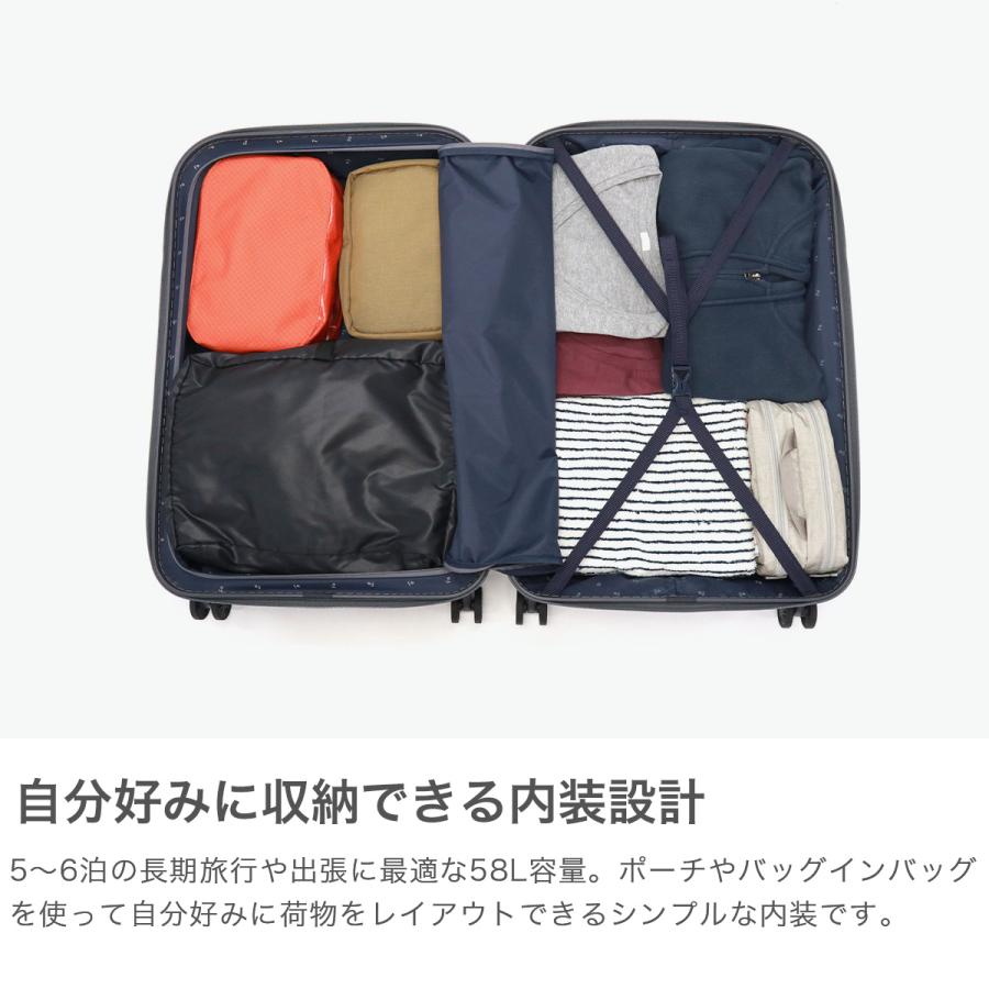 w*o様 FREQUENTER キャリーケース ネイビー FREQUENTER（フリクエンター） 特典付 スーツケース Mサイズ キャリー
